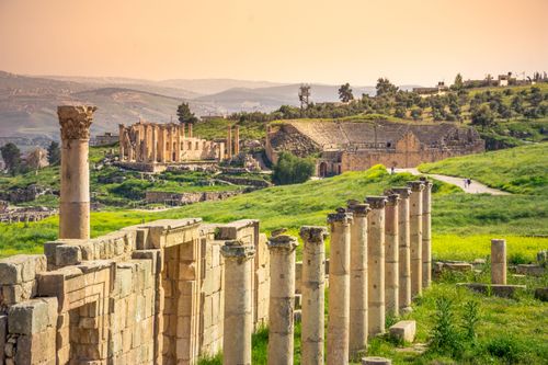 Voyage dans le passé au site antique de Jerash