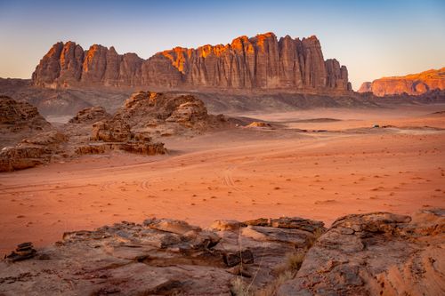 Excursion rougeoyante dans le désert du Wadi Rum