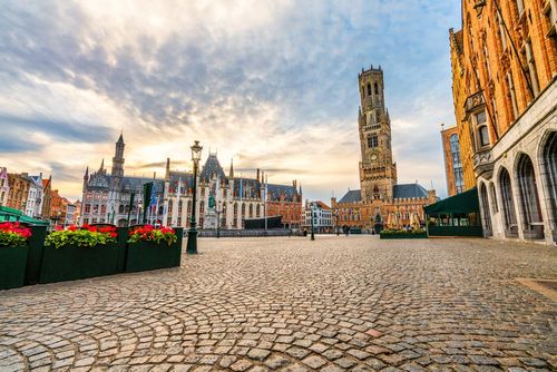 Enjoy a 360° view of Bruges from the top of the belfry