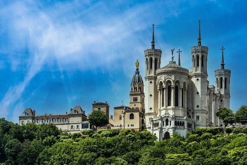 Get a bird's eye view of Lyon's Notre-Dame de Fourvière basilica