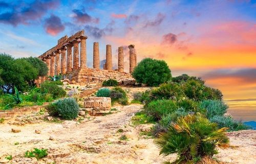 La vallée des Temples : le joyau d'Agrigente, entre ciel et mer