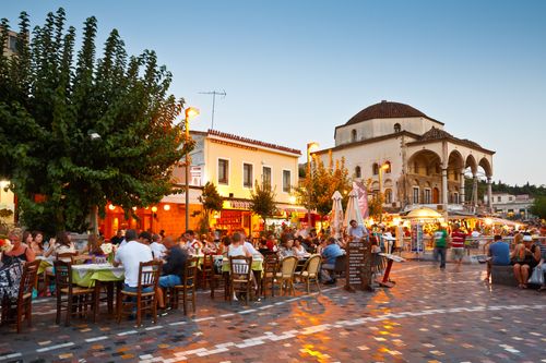 Griechische kulinarische Spezialitäten in Athen genießen
