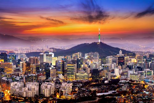 Seoul bei Nacht, eine spektakuläre, schlaflose Reise