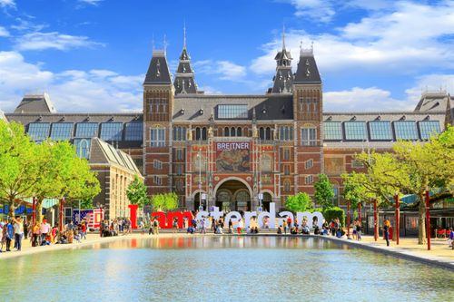 The Rijksmuseum, one of the finest museums in Europe