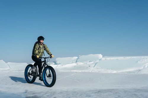 Un'uscita in fat bike quest'inverno