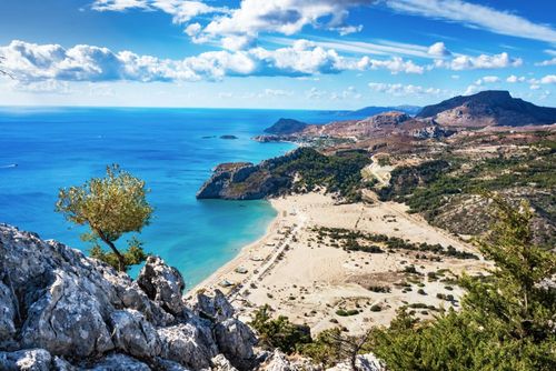 Tsambika, una delle più belle spiagge di Rodi