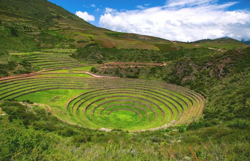 Le terrazze inca di Moray in Perù