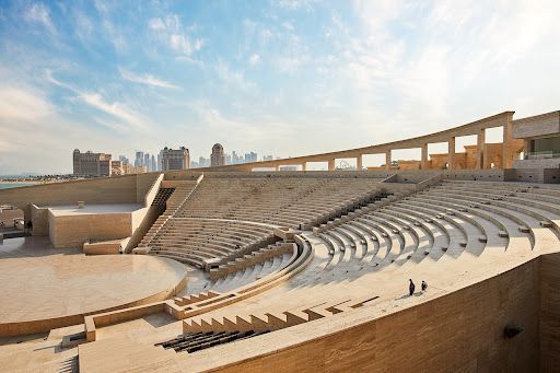 El anfiteatro griego de la aldea cultural de Katara (Qatar)